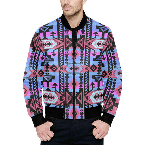 Chiefs Mountain Sunset Unisex Heavy Bomber Jacket with Quilted Lining All Over Print Quilted Jacket for Men (H33) e-joyer 