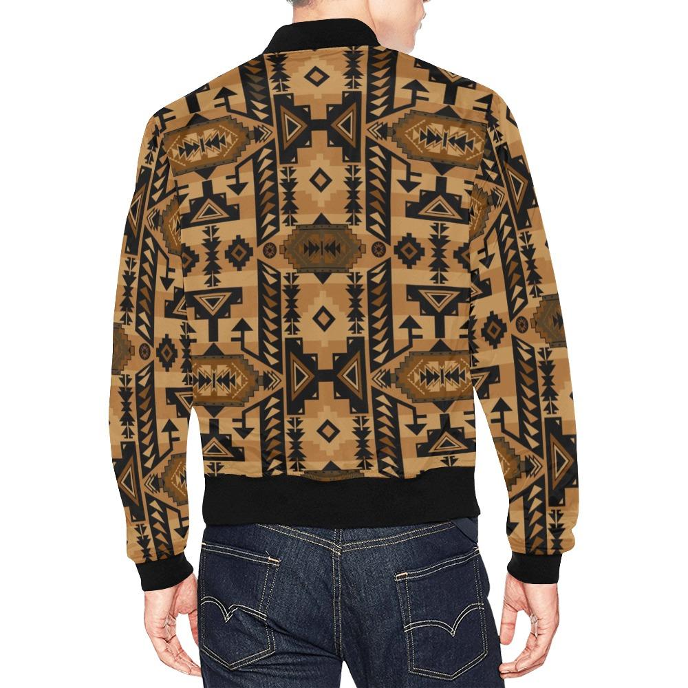 Chiefs Mountain Tan All Over Print Bomber Jacket for Men (Model H19) All Over Print Bomber Jacket for Men (H19) e-joyer 