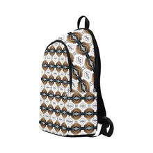Load image into Gallery viewer, Cofitichequi White Fabric Backpack for Adult (Model 1659) Casual Backpack for Adult (1659) e-joyer 
