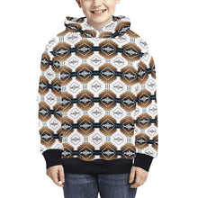 Load image into Gallery viewer, Cofitichequi White Kids&#39; All Over Print Hoodie (Model H38) Kids&#39; AOP Hoodie (H38) e-joyer 
