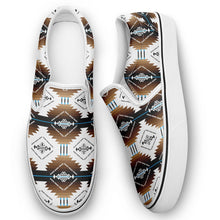 Load image into Gallery viewer, Cofitichequi White Otoyimm Kid&#39;s Canvas Slip On Shoes 49 Dzine 
