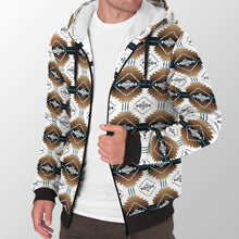 Load image into Gallery viewer, Cofitichequi White Sherpa Hoodie 49 Dzine 
