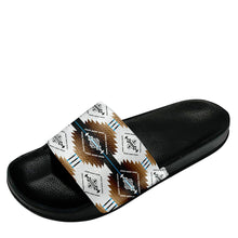 Load image into Gallery viewer, Cofitichequi White Slide Sandals 49 Dzine 
