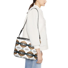 Load image into Gallery viewer, Cofitichequi White Small Shoulder Bag (Model 1710) Small Shoulder Bag (1710) e-joyer 
