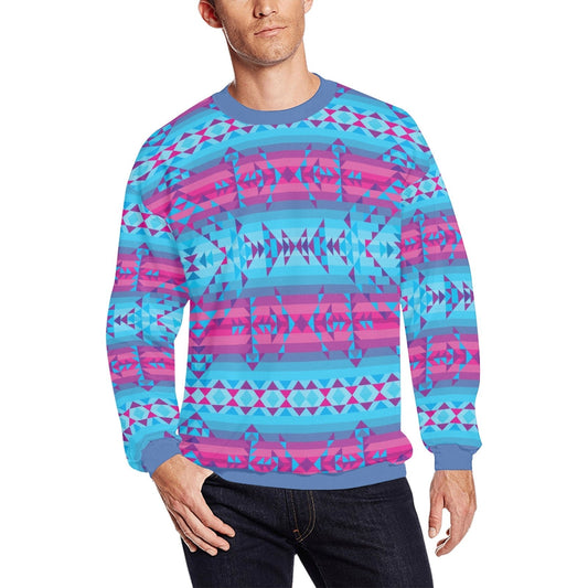 Cool Frost All Over Print Crewneck Sweatshirt for Men (Model H18) shirt e-joyer 