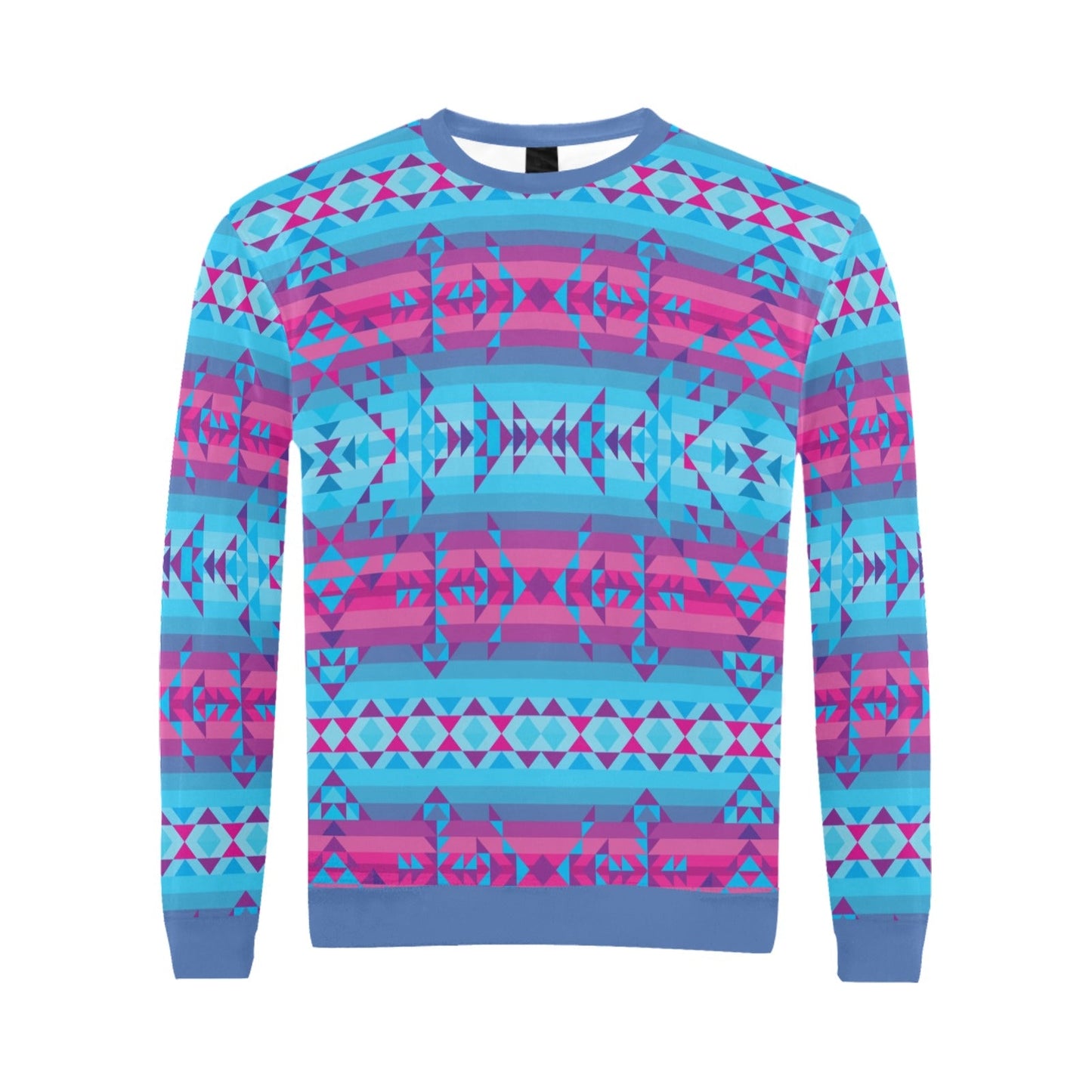 Cool Frost All Over Print Crewneck Sweatshirt for Men (Model H18) shirt e-joyer 