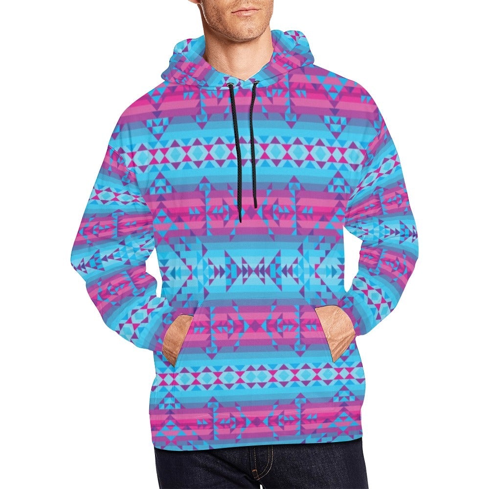 Cool Frost All Over Print Hoodie for Men (USA Size) (Model H13) All Over Print Hoodie for Men (H13) e-joyer 