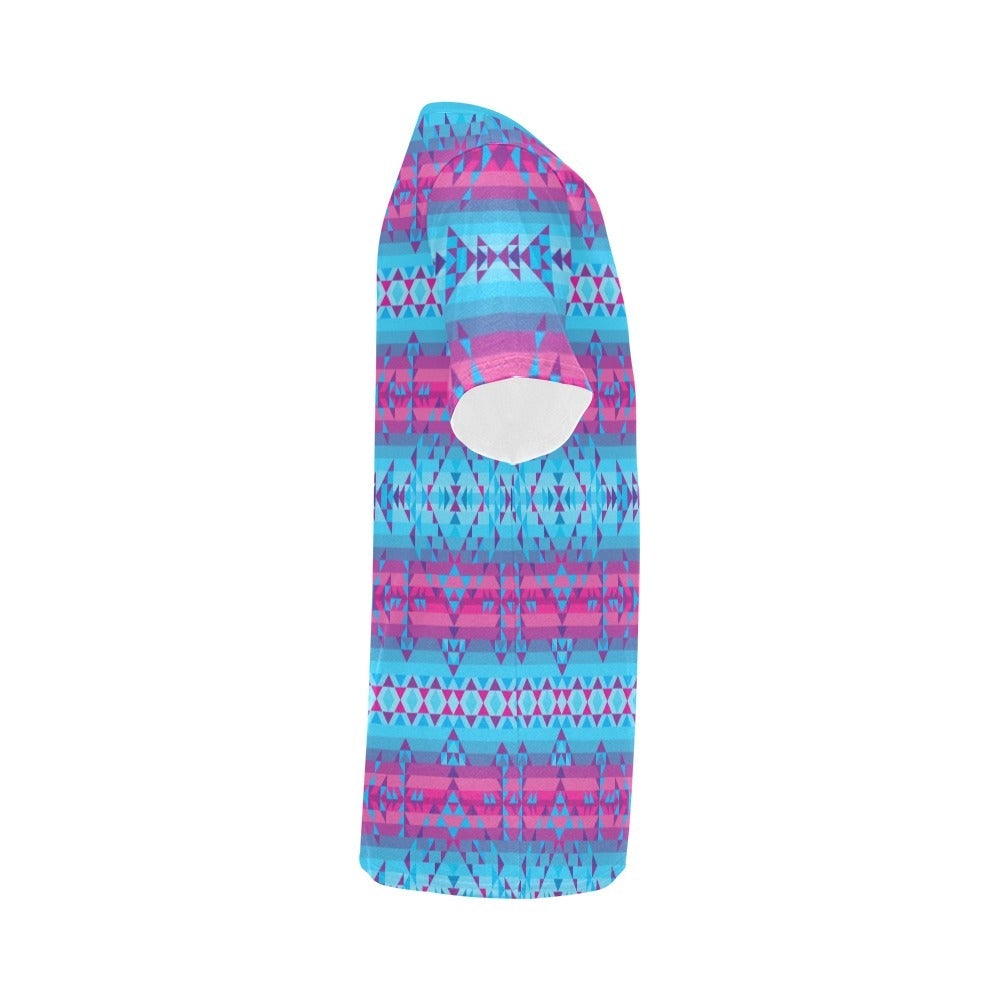 Cool Frost All Over Print T-Shirt for Men (USA Size) (Model T40) All Over Print T-Shirt for Men (T40) e-joyer 