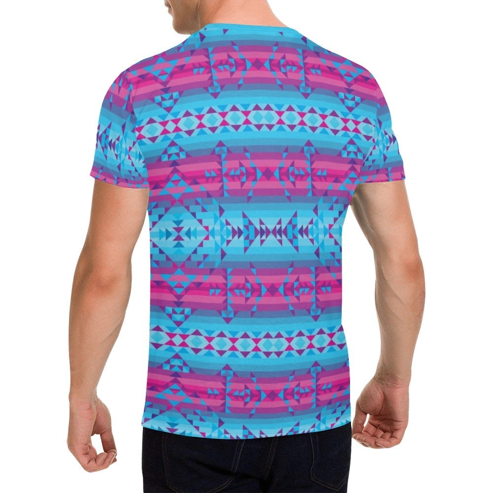 Cool Frost All Over Print T-Shirt for Men (USA Size) (Model T40) All Over Print T-Shirt for Men (T40) e-joyer 