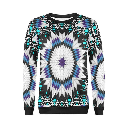 Cool Sky Star All Over Print Crewneck Sweatshirt for Women (Model H18) Crewneck Sweatshirt for Women (H18) e-joyer 