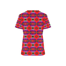 Load image into Gallery viewer, Cree Confederacy Chicken Dance All Over Print Scrub Top Scrub Top e-joyer 
