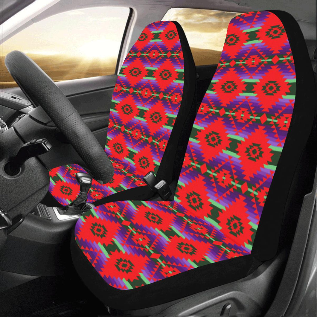 Cree Confederacy Chicken Dance Car Seat Covers (Set of 2) Car Seat Covers e-joyer 