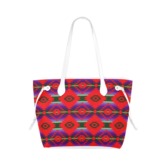 Cree Confederacy Chicken Dance Clover Canvas Tote Bag (Model 1661) Clover Canvas Tote Bag (1661) e-joyer 