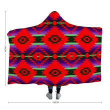 Load image into Gallery viewer, Cree Confederacy Chicken Dance Hooded Blanket 49 Dzine 
