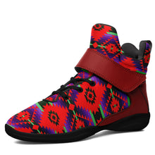 Load image into Gallery viewer, Cree Confederacy Chicken Dance Ipottaa Basketball / Sport High Top Shoes 49 Dzine US Women 4.5 / US Youth 3.5 / EUR 35 Black Sole with Red Strap 
