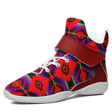 Load image into Gallery viewer, Cree Confederacy Chicken Dance Ipottaa Basketball / Sport High Top Shoes 49 Dzine US Women 4.5 / US Youth 3.5 / EUR 35 White Sole with Red Strap 
