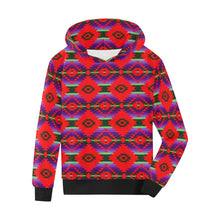 Load image into Gallery viewer, Cree Confederacy Chicken Dance Kids&#39; All Over Print Hoodie (Model H38) Kids&#39; AOP Hoodie (H38) e-joyer 
