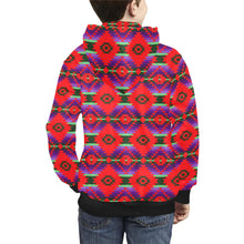 Load image into Gallery viewer, Cree Confederacy Chicken Dance Kids&#39; All Over Print Hoodie (Model H38) Kids&#39; AOP Hoodie (H38) e-joyer 
