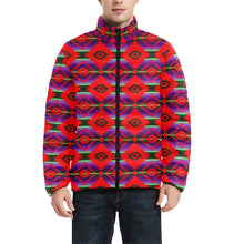 Load image into Gallery viewer, Cree Confederacy Chicken Dance Men&#39;s Stand Collar Padded Jacket (Model H41) Men&#39;s Stand Collar Padded Jacket (H41) e-joyer 
