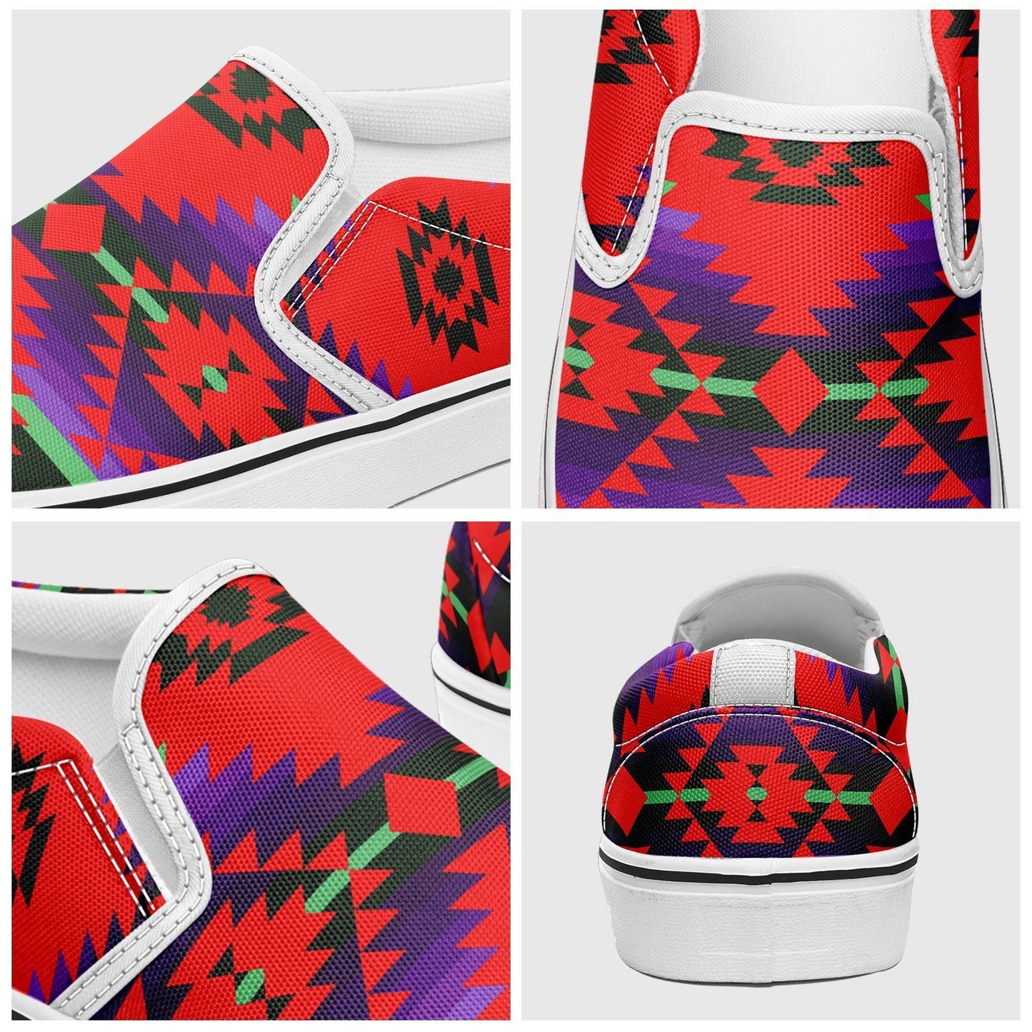 Cree Confederacy Chicken Dance Otoyimm Kid's Canvas Slip On Shoes 49 Dzine 