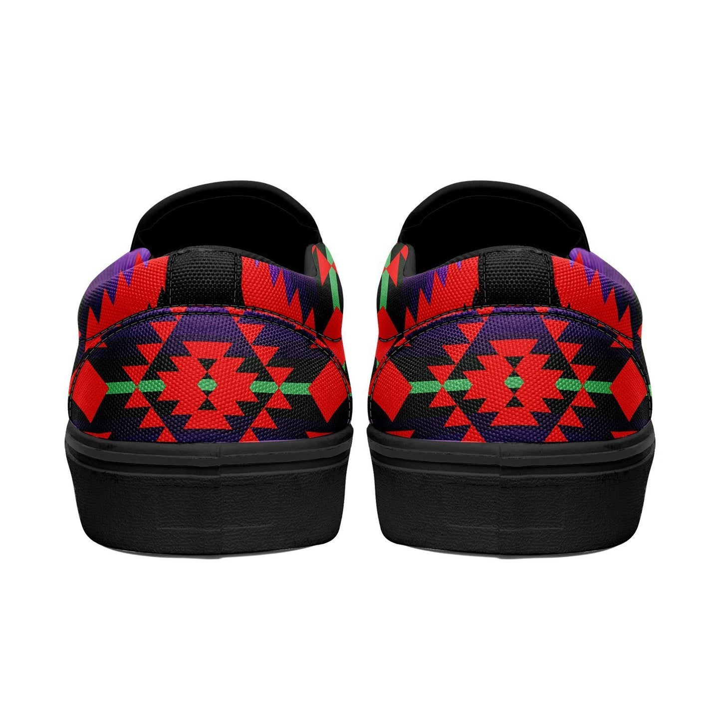 Cree Confederacy Chicken Dance Otoyimm Kid's Canvas Slip On Shoes 49 Dzine 