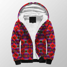 Load image into Gallery viewer, Cree Confederacy Chicken Dance Sherpa Hoodie 49 Dzine 
