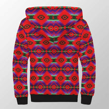 Load image into Gallery viewer, Cree Confederacy Chicken Dance Sherpa Hoodie 49 Dzine 
