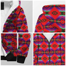 Load image into Gallery viewer, Cree Confederacy Chicken Dance Sherpa Hoodie 49 Dzine 
