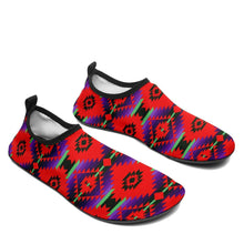 Load image into Gallery viewer, Cree Confederacy Chicken Dance Sockamoccs Kid&#39;s Slip On Shoes 49 Dzine 
