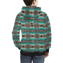 Load image into Gallery viewer, Cree Confederacy Kids&#39; All Over Print Hoodie (Model H38) Kids&#39; AOP Hoodie (H38) e-joyer 
