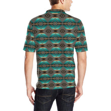 Load image into Gallery viewer, Cree Confederacy Men&#39;s All Over Print Polo Shirt (Model T55) Men&#39;s Polo Shirt (Model T55) e-joyer 
