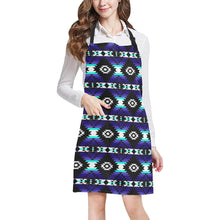 Load image into Gallery viewer, Cree Confederacy Midnight All Over Print Apron All Over Print Apron e-joyer 
