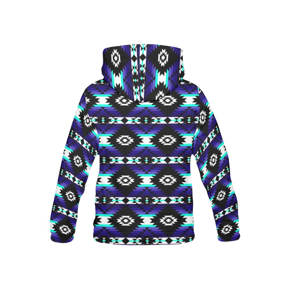 Cree Confederacy Midnight All Over Print Hoodie for Kid (USA Size) (Model H13) All Over Print Hoodie for Kid (H13) e-joyer 