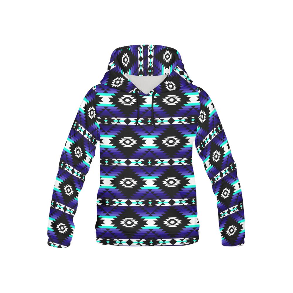 Cree Confederacy Midnight All Over Print Hoodie for Kid (USA Size) (Model H13) All Over Print Hoodie for Kid (H13) e-joyer 