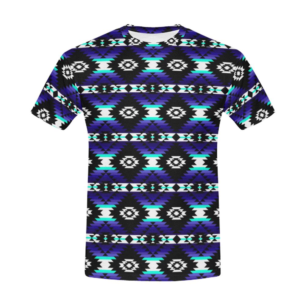 Cree Confederacy Midnight All Over Print T-Shirt for Men (USA Size) (Model T40) All Over Print T-Shirt for Men (T40) e-joyer 