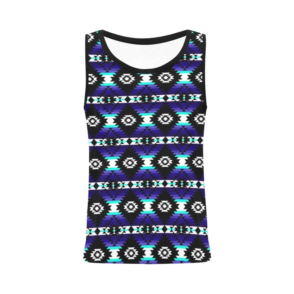 Cree Confederacy Midnight All Over Print Tank Top for Women (Model T43) All Over Print Tank Top for Women (T43) e-joyer 