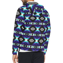 Load image into Gallery viewer, Cree Confederacy Midnight All Over Print Windbreaker for Unisex (Model H23) All Over Print Windbreaker for Men (H23) e-joyer 
