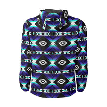 Load image into Gallery viewer, Cree Confederacy Midnight All Over Print Windbreaker for Unisex (Model H23) All Over Print Windbreaker for Men (H23) e-joyer 
