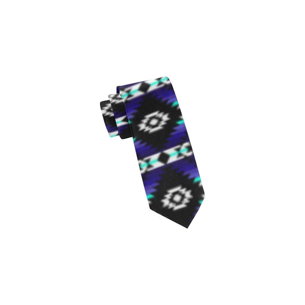 Cree Confederacy Midnight Classic Necktie (Two Sides) Classic Necktie e-joyer 