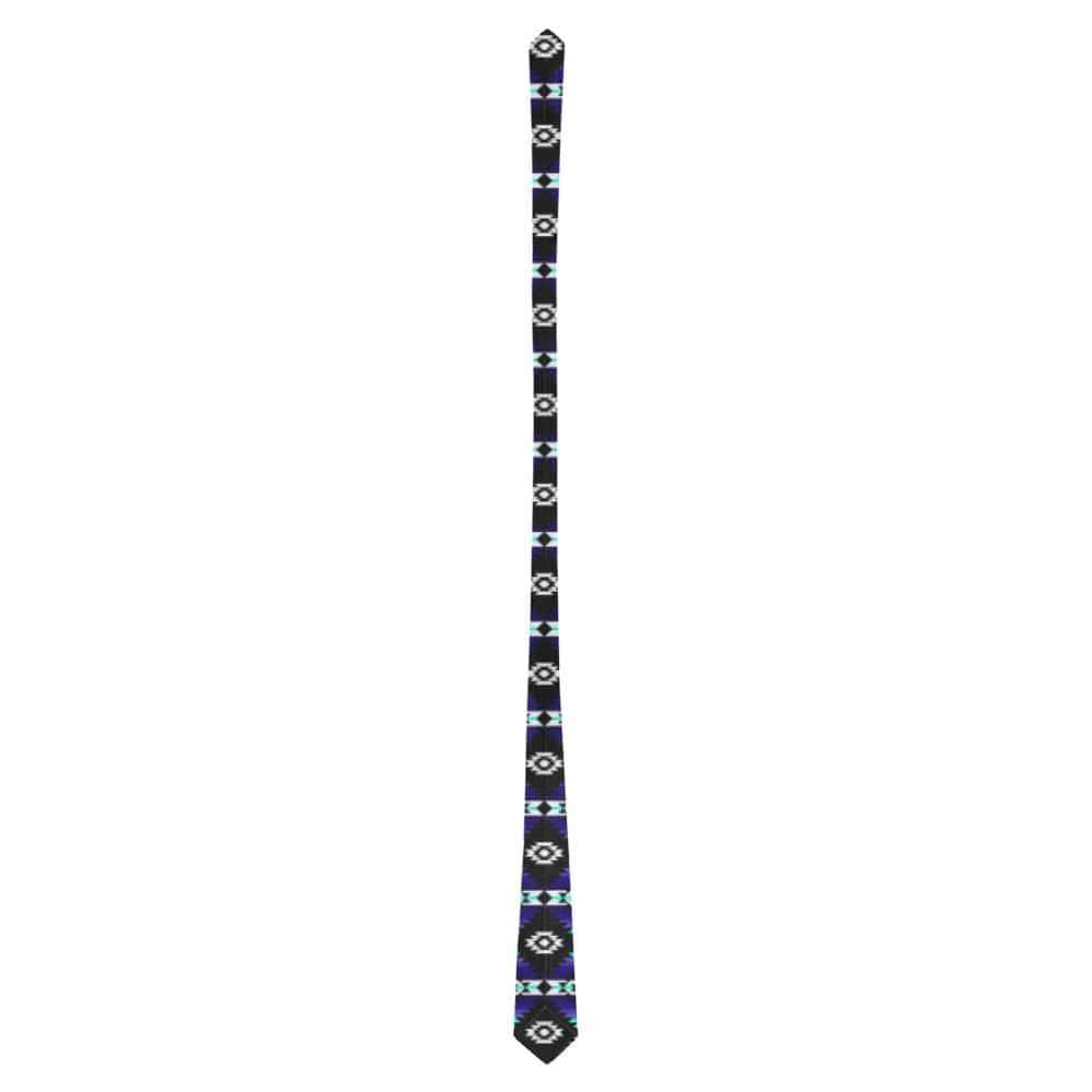 Cree Confederacy Midnight Classic Necktie (Two Sides) Classic Necktie e-joyer 