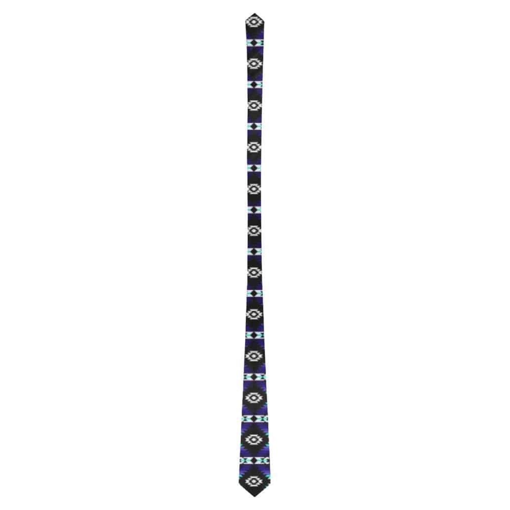 Cree Confederacy Midnight Classic Necktie (Two Sides) Classic Necktie e-joyer 