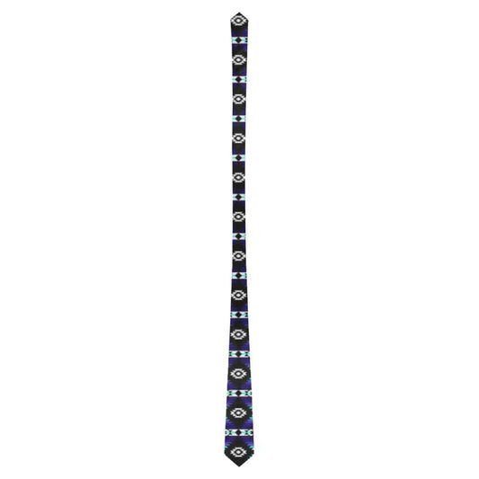 Cree Confederacy Midnight Classic Necktie (Two Sides) Classic Necktie e-joyer 