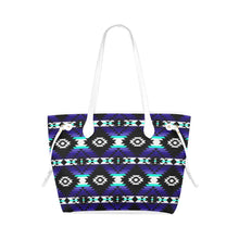 Load image into Gallery viewer, Cree Confederacy Midnight Clover Canvas Tote Bag (Model 1661) Clover Canvas Tote Bag (1661) e-joyer 
