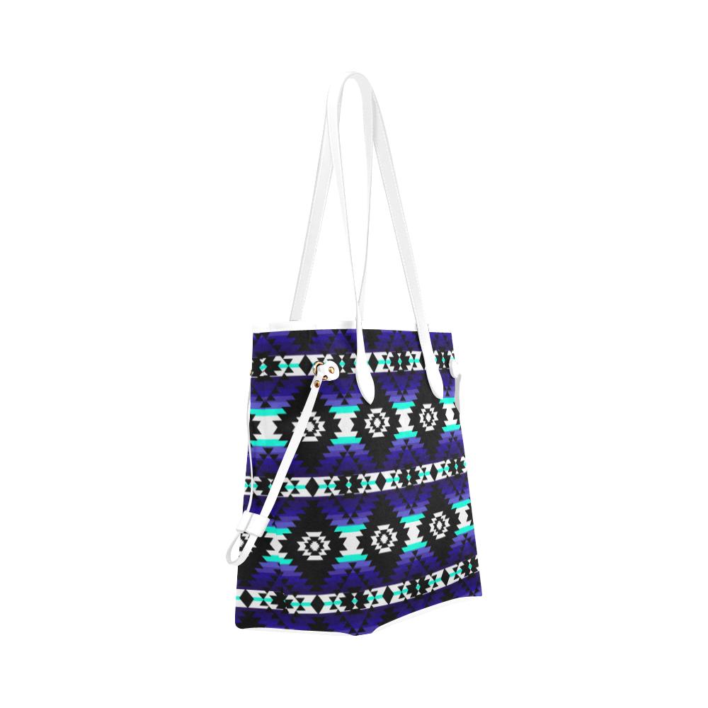 Cree Confederacy Midnight Clover Canvas Tote Bag (Model 1661) Clover Canvas Tote Bag (1661) e-joyer 