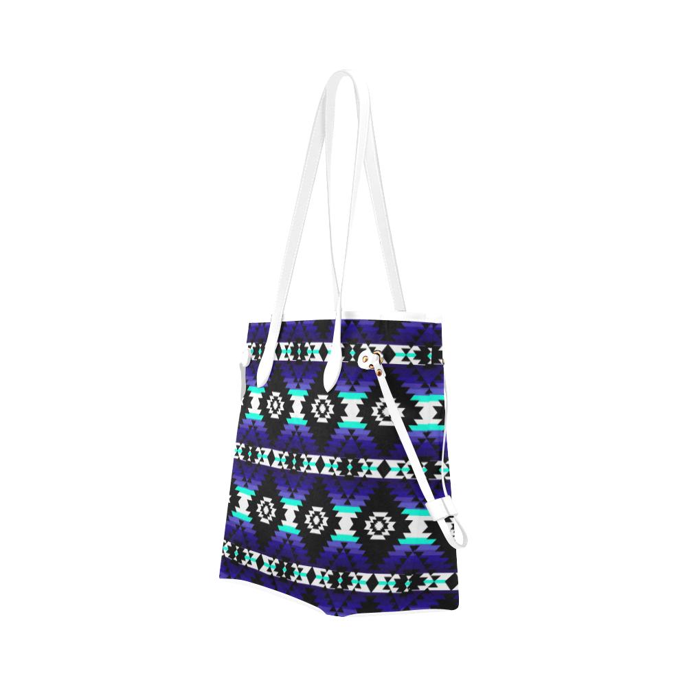 Cree Confederacy Midnight Clover Canvas Tote Bag (Model 1661) Clover Canvas Tote Bag (1661) e-joyer 