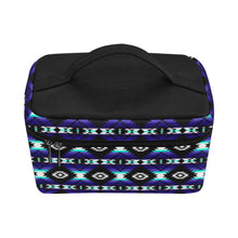 Load image into Gallery viewer, Cree Confederacy Midnight Cosmetic Bag/Large (Model 1658) Cosmetic Bag e-joyer 
