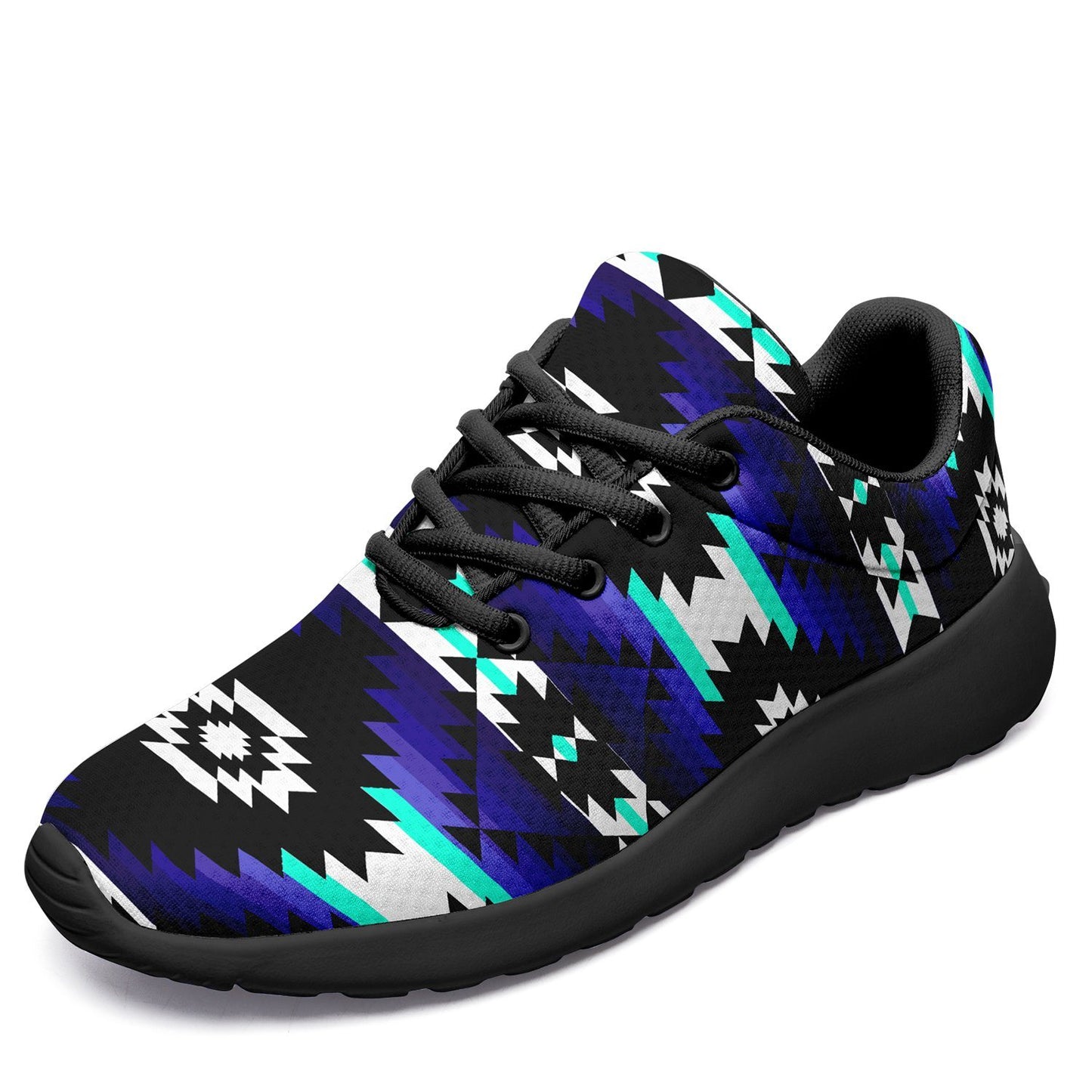 Cree Confederacy Midnight Ikkaayi Sport Sneakers 49 Dzine US Women 4.5 / US Youth 3.5 / EUR 35 Black Sole 