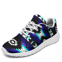 Load image into Gallery viewer, Cree Confederacy Midnight Ikkaayi Sport Sneakers 49 Dzine US Women 4.5 / US Youth 3.5 / EUR 35 White Sole 
