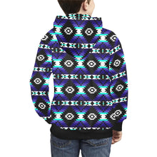 Load image into Gallery viewer, Cree Confederacy Midnight Kids&#39; All Over Print Hoodie (Model H38) Kids&#39; AOP Hoodie (H38) e-joyer 
