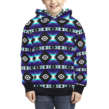 Load image into Gallery viewer, Cree Confederacy Midnight Kids&#39; All Over Print Hoodie (Model H38) Kids&#39; AOP Hoodie (H38) e-joyer 
